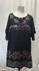 S245  Blusa negra con manga
