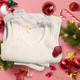 Niño camiseta T.2 rombo blanco