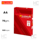 hojas bond x500 millenium ROJO agosto