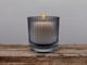 VELA VASO RAYADO CHICO CERA VEG AROM X 6 UNID