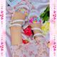 SANDALIA BLANCA FLORES COLORES