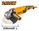AMOLADORA 230MM 2400W INGCO