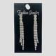 Aros con strass aros colgantes finos