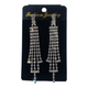 Aros con strass aros largos colgantes