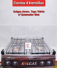 COCINA DE 4H SOLGAS GRANDE T/VIDRIO