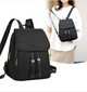 Mochila con solapa  Negra