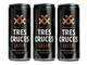 Cerveza tres cruces negra en lata