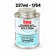Oatey pegamento 237ml 1/16 celeste pvc