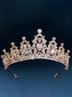 CORONA DE COLORES DOBLE LINEA/9 PUNTAS/CIRCONES GOTA CRN000114