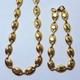 Conjunto cadena y pulsera acero dorado #15