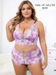 Set de encaje Lila Curvy curvy111XL