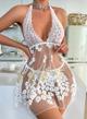 SLIPS BLANCO DE PAVO REAL LEN32SBL