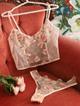 Set Bordado con Mariposas curvy093XL