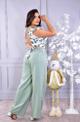 Conjunto blusa flores
