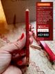 una lapiz kajal tomo rojo