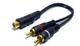 CABO RCA Y 2M/1F PRETO - BANHADO A OURO
