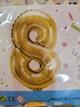 Numero 32" 8 dorado