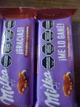 Choc. Milka castaña y caramelo x 55 grs
