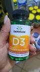Vitamina D 2000iu 250 Cap SWANSON
