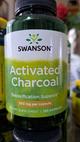 Carbón activado 260 mg 120 cap SWANSON