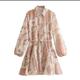 Vestido Corto con Mangas