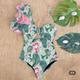 Traje de Baño Esplendor Tropical Celeste  Talla M,L,XL