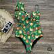 Traje de Baño Esplendor Tropical Verde Talla S,M,L,XL