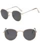 Lentes Retro Negro (Dorados)