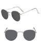 Lentes Retro Negros (Plateados)