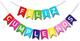Banderín feliz cumpleaños sencillo