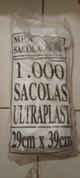 SACOLA P BRANCA / 100 UN