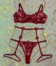 Set “BLAIR” guinda - L