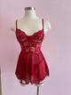 Baby doll “SCARLET” vino