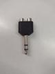 Adaptador 2 RCA a 6,5 stereo