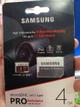 Micro SD Samsung 4 gb