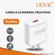 CARGADOR COMPLETO  CARGA RÁPIDA VIDVIE ( PLM344 )