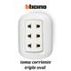 Bticino eco. Tomacorriente x3 oval