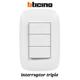 Bticino eco. Interruptor x3