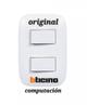 Bticino interruptor x2 comutacion