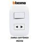 Bticino eco.tomacorriente mixto