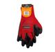 Ferrawyy guantes T-9 hilo rojo goma negro