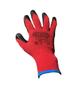 Astara guantes goma T-9 rojo y negro