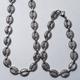 Conjunto cadena y pulsera acero plateado #15