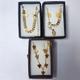 Conjunto mixto cadena y aretes