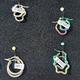 Argollas acero de 3
