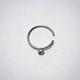 Nostril Argollas nariz con chispa plateado