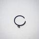 Nostril Argollas nariz con chispa negro