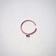 Nostril Argollas nariz con chispa rosado