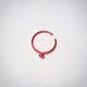 Nostril Argollas nariz con chispa rojo