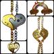 Pulseras dobles acero
